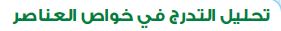 تحليل التدرج في خواص العناصر