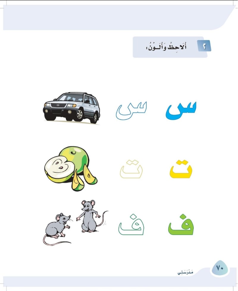 ألاحظ وألون