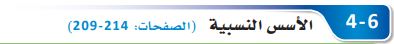 الأسس النسبية