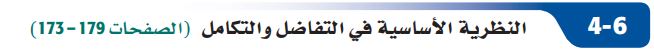 النظرية الأساسية في التفاضل والتكامل