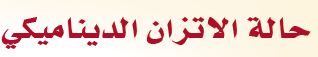 حالة الاتزان الديناميكي