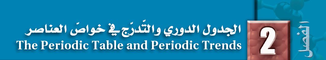 الجدول الدوري والتّدرّج في خوا صّ العنا صر