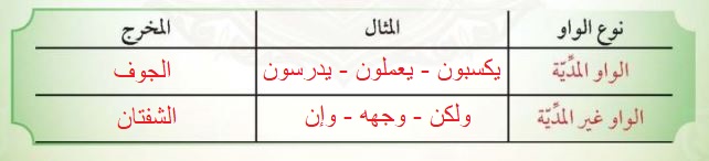 جدول النشاط الأول