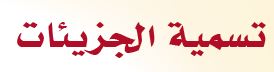 تسمية الجزيئات