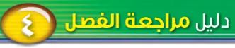 دليل مراجعة الفصل الرابع