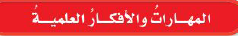 المهارات والأفكار العلمية