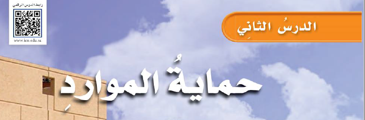 الدرس 2: حماية الموارد