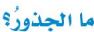 الجذور