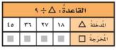 جدول السؤال ٥