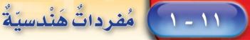 مفردات هندسية