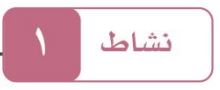 النشاط الأول